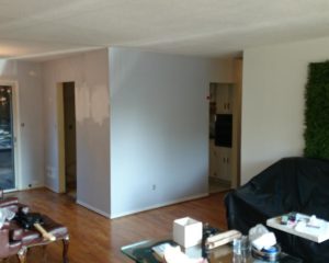 kitchen wall removal before